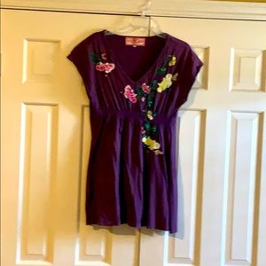 JWLA PURPLE COTTON TOP